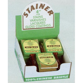 White China Stain Brush  ~ 4"