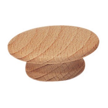 Round Wood Knob 1-1/4 " 