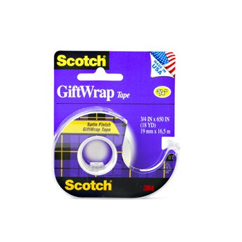 3m 05113165773 Scotch Satin Tape - 0.75 X 650 Inch