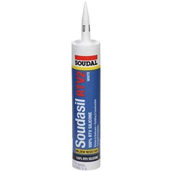 Soudal Accumetric 143668 White Silicone Caulk