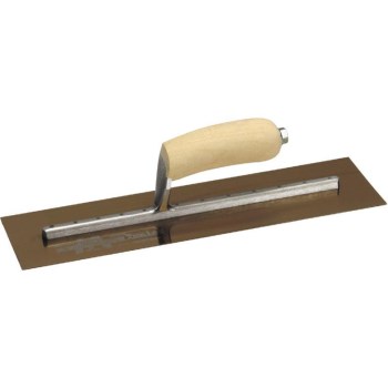 Golden Stainless Steel Finish Trowel - 14" x 5"