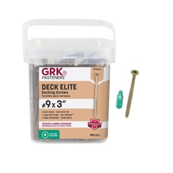 GRK Deck Screw - #9 x 3", 350pk
