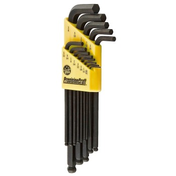National 272625 Ballpoint L-Wrench Set, 13 Piece ~ Inch 