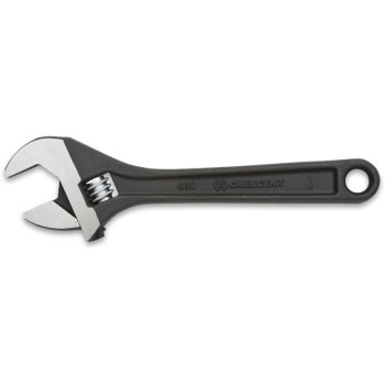 Crescent Wrench, Adjustable Black 6"