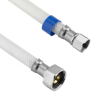 Poly Braided Faucet Connector - 3/8" Comp x 1/2" FPT x 24"