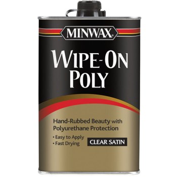 Minwax 40910 Wipe-On Poly, Warm Satin ~ Pint