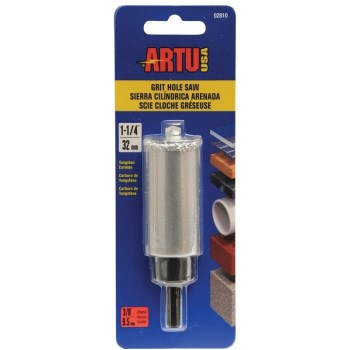 ArtuUSA Tungsten Carbide Grit Hole Saw - 1-1/4"