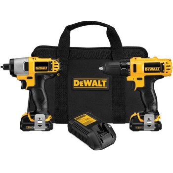 DeWalt DCK211S2 Drill & Impact Driver Combo Kit ~ 12v