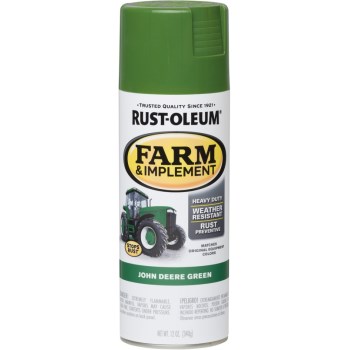 Farm & Implement Spray Paint,  John Deere Green ~ 12 oz