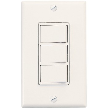 Air King Ventilation  690014 Control Switch, 3 Function ~ White