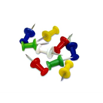 Assorted Push Pins, Visual Pack 2504 