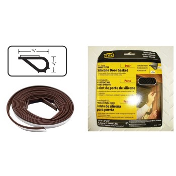 M-D Bldg Prods 68510 Extreme Temp Silicone Door Seal ~ 1/4" x 20 Ft