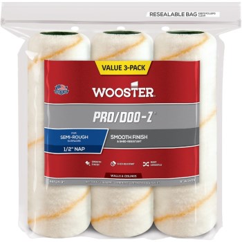 Pro Roller Cover, 1/2" NAP ~ 3 Pack