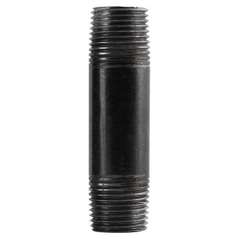 Pipe Nipple, Black Steel - 1/8" x 2"