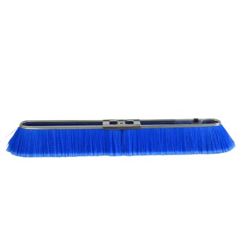 Bruske Fine Bristle Push Broom, Blue - 23"
