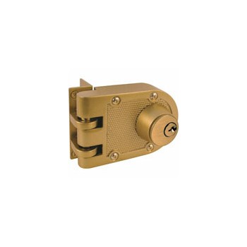 PrimeLine/SlideCo U9972 Double Cylinder Deadlock, Brass