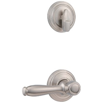 Handleset Interior Trim, Ashfield Design ~ Satin Nickel 