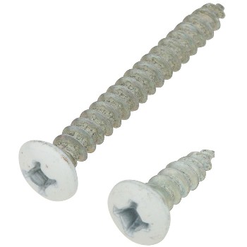 National 218990 White Bracket Screws (12), Visual Pack 211 s