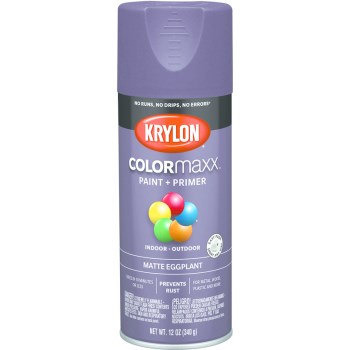 Krylon K05594007 5594 Sp Matte Eggplant Paint