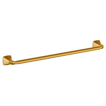 Moen YB5124BG Voss Collection Towel Bar, Brushed Gold Finish ~ Approx 24" W