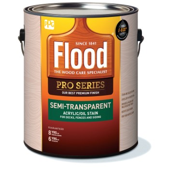 Ppg/akzo Fld812/01 Pro Series Semi-transparent Acrylic/oil Stain, Neutral Tint Base ~ Gallon (3.78 L)