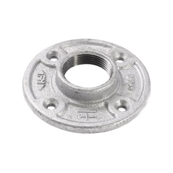 Anvil/Mueller Malleable Iron Floor Flange, Galvanized - 1-1/4"