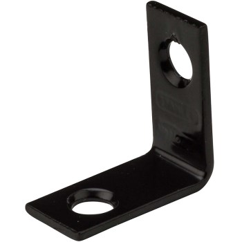 Corner Brace ~ Black 1" x 1/2" 