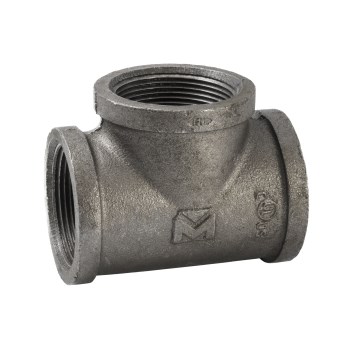 Anvil/Mueller Malleable Tee, Black - 2-1/2"