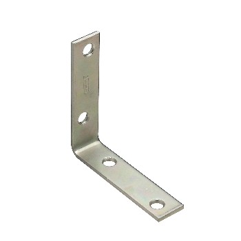 Zinc Corner Brace - 3" x 3/4" 