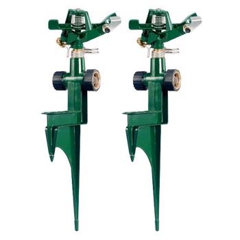 Impact Sprinkler Step Spike, Zinc 