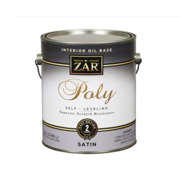 Zar 32913 Zar® Ultra Clear Polyurethane, Satin ~ Gallon