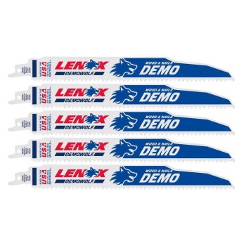 Lenox Demolition Recip Saw Blade, 6 TPI - 9" x 7/8"