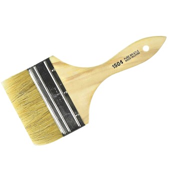 Linzer  1504-4 Chip Brush,  White Chinese Bristle ~ 4"