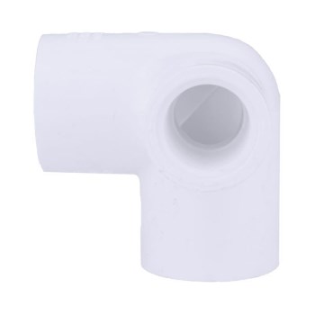 PVC Side Outlet Elbow, SxSxFPT - 3/4" x 3/4" x 1/2"