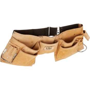 Leather Apron, Suede - 12 Pocket