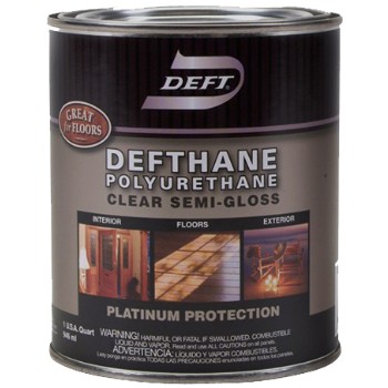 Deft 02304 Defthane Polyurethane Interior/exterior Finish, Semi Gloss ~ Quart