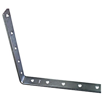 Corner Brace, Zinc ~  10" x 1-1/4"