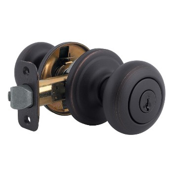 Kwikset 97402-737 Juno Entry Lock with SmartKey ~ Venetian Bronze