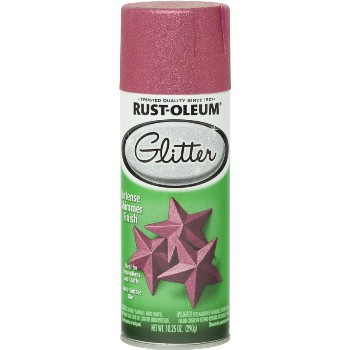 Rust-Oleum 276287 Glitter Spray Paint ~ Bright Pink 