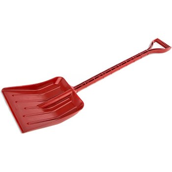 Red Poly Snow Shovel