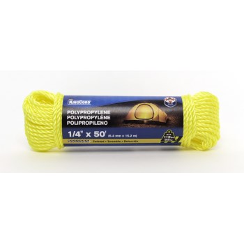 Mibro Group   300341 1/4in. X 50ft. Tw Poly Rope