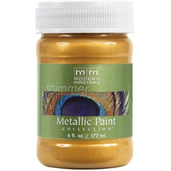 Metallic Paint, Pale Gold  ~ 6 Ounce