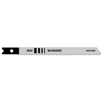 Milwaukee U-Shank HCS Jigsaw Blade - 4" x 10 TPI, 5pk
