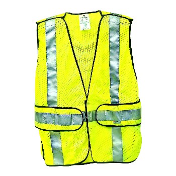 3M 078371946173 Safety Vest, Fluorescent Yelllow ~ Class 2