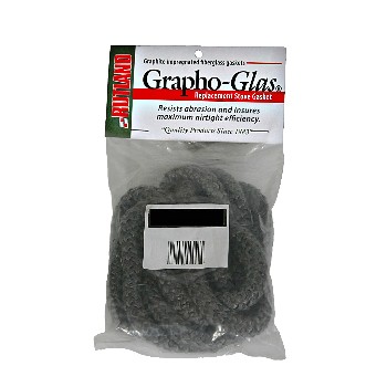 Rutland 92w Woodstove Gasket, Black Rope ~ 3/4" X 84"