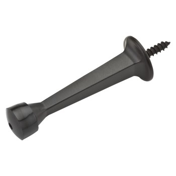 National Hardware Screw-In Door Stop, Oil Rubbed Bronze - 3"