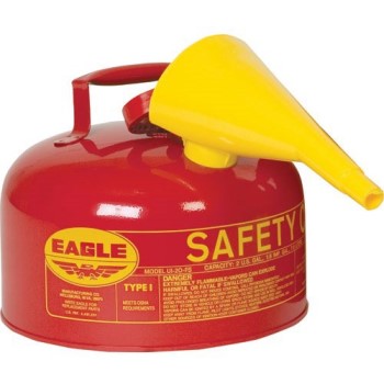 Type 1 Safety Gas Can ~ Holds 2 Gallons