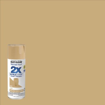 Painter's Touch 2X Spray Paint, Gloss Khaki - 12 oz