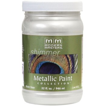 Modern Masters ME196-32 Metallic Paint, Pearl White 32 Ounce