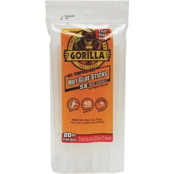 Full Size Gorilla Hot Glue Sticks ~ 8"